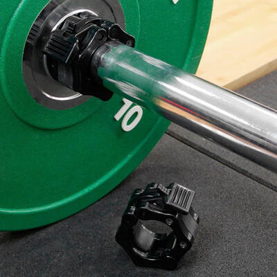 

Greensen 50MM Weight Lifting Bar Clamp Collars Safety Gym Standard Fast Barbell Lock