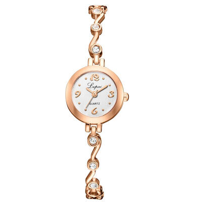 

Hot Sale Women Watches Roman Numerals Dial Ladies Quartz Wristwatch Fashion Alloy Bracelet Strap Simple Clock Montre Femme