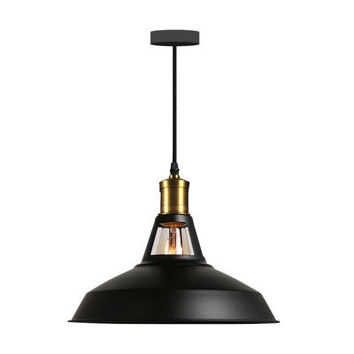 

Industrial Iron Art E27 Pendant Light Lamp Kitchen Dining Hang Lampshade