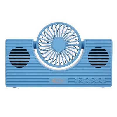 

Mini BT Speaker with Fan Wireless Phone Speaker Multi-functional Portable Sound Box Support TF Card AUX IN MP3 Player