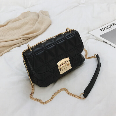 

Small fragrance bag female 2019 new wave Korean version of the fashion casual rhombic wild chain shoulder slung small square bag