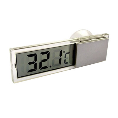 

Mini Thermometer Celsius Fahrenheit LCD Digital Temperatures Meter Suction Cup for Indoor Outdoor Car Health Care