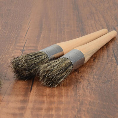 

Greensen Coffee Grinder Powder Cleaning Brush Coffee Machine Brush Handle Pig Bristle Dusting Brush
