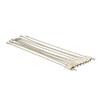 

10PCS 15cm Stainless Steel Wire Keychain Cable Key Ring for Outdoor Hiking Multifunction