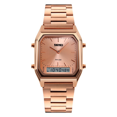 

SKMEI Men Fashion Casual Quartz Digital Dual Time Sports Watch