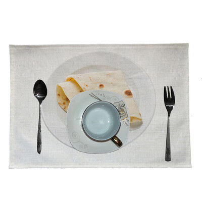 

Toponeto Creative Mexican Burrito Placemat Home Kitchen Restaurant Bar Placemat