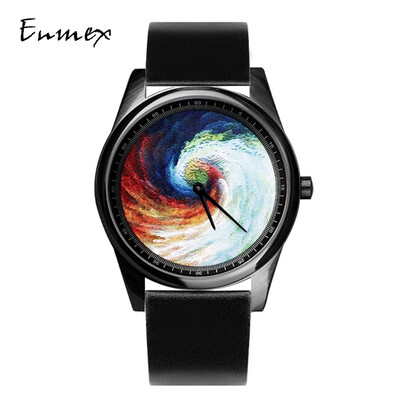 

Festival gift Enmex wrist watch stereo КаΥан tuya creative design concept of black hole tonal watches