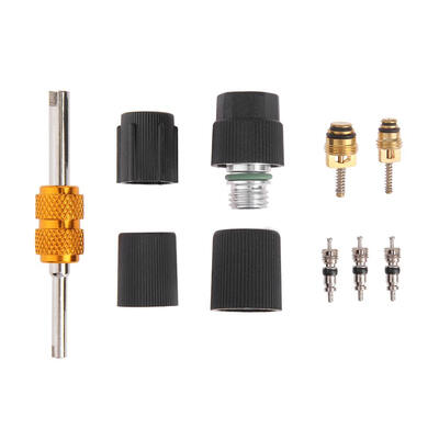 

R134a Air Conditioning Car Valve Core AC System Caps Service Remover Kit
