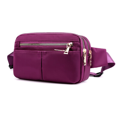 

Tailored Fashion Lady Solid Color Nylon Waterproof Wild Shoulder Bag Messenger Bag Pocket