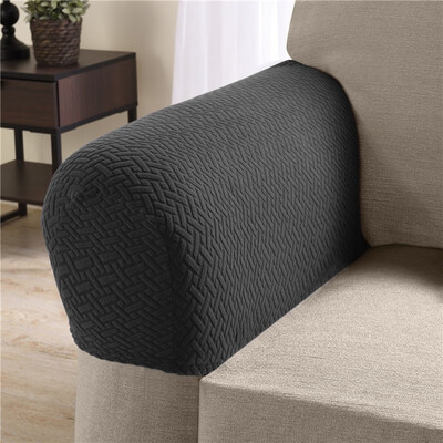 

SUPIN Armrest sleeve Jacquard fleece sofa armrest cover 7386