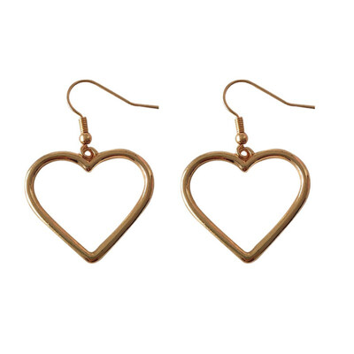

EK166 New Fashion Hollow Heart Drop Earrings for Women Sweet Dangle Earing Jewelry Wedding Brincos Pendientes Girl Gift Bijoux