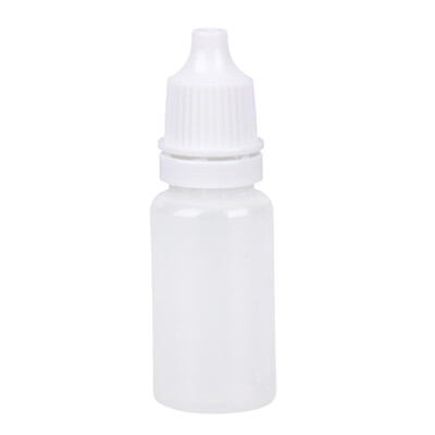 

50pcs 51015ml Empty Eye Drop Bottle Squeezable Eye Liquid Dropper Bottles