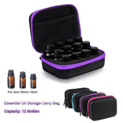 

Essential Oil Bag Travel Carrying Storage Case 5ml10ml Bottles Container NEW
