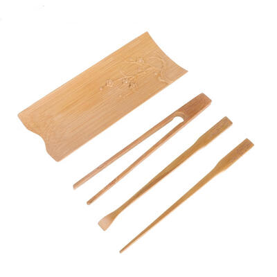 

Greensen 4PCSSet Bamboo Tea Making Tool Kit Tea Ceremony Utensil