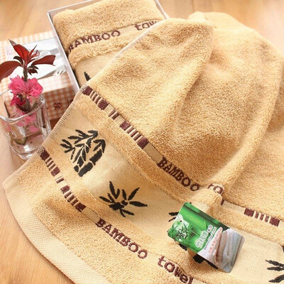 

Bamboo Fiber Towel Adult Soft Face Towel Super Absorbent Wash Towel 34x75cm