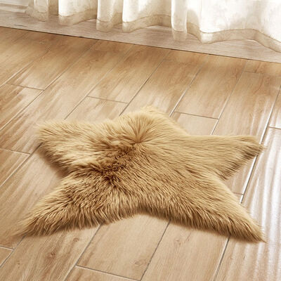 

Star Rug Kids Children Anti-Skid Fluffy Area Home Bedroom Floor Door Fur Carpet Mats Rugs