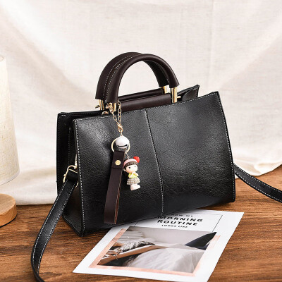 

Baggage Ladies Large Capacity retro tote bag simple handbag Korean version single shoulder bag soft oblique Bag tide