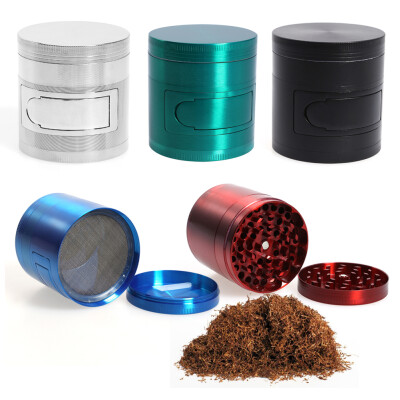 

Multi Functional Alloy Metal Herb Grinder Tobacco Grinder 4 Parts 62MM" Gri