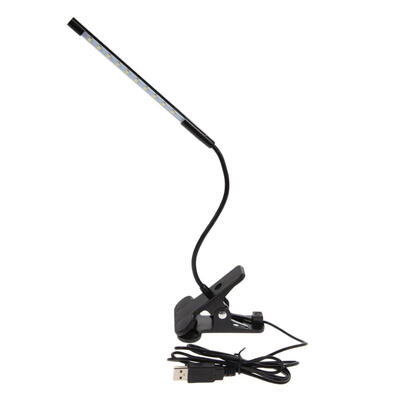 

Adjustable USB Reading LED Touch Dimmable Flexible Solid Clip Desk Lamp