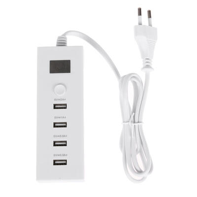 

USB 4 Port Multifunction Charger Quick Charging 5V 2A Extension Socket EU