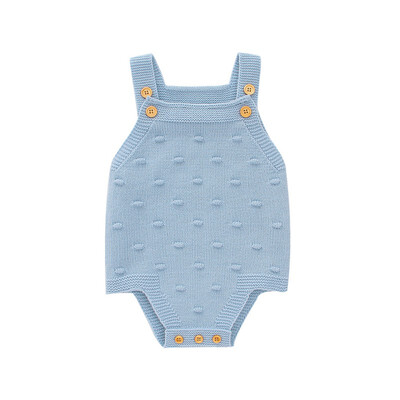 

Baby Boys Summer Romper Lovely Infant Girl Solid Rompers knitted New born Baby One-pieces Kids Girls Boy Suspender Romper