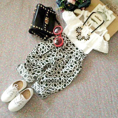 

Baby Girls Party Lace Floral Tops Blouse ShirtPants Twinset Outfits Set 2-7Y