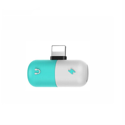 

Dual for lightning Earphone Jack Adapter Music Charger Audio Call Adaptor for iphone X 7 8 6Plus OTG Cable Support iOS 103 11