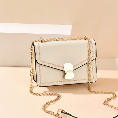 

Summer Single Shoulder Ladies Up-trend Korean Ins Baitao Chain Slant Bag Fashion Simple
