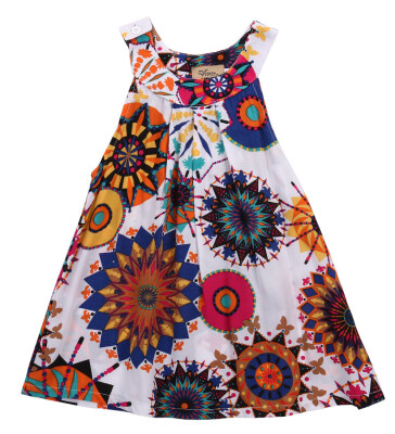 

Toddler Kids Baby Girl Sleeveless Floral Party Pageant Dress Sundress Clothes