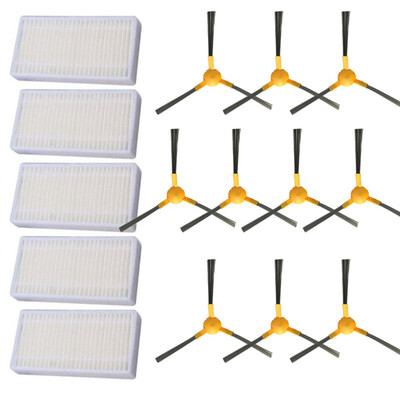 

10xSide Brush5xFilter Set For Conga 950 Series Robot Vacuum Cleaner Accessory