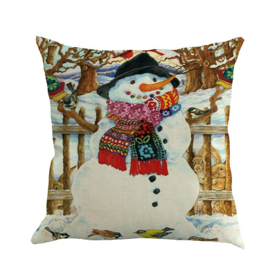 

〖Follure〗Christmas Pillow Cover Pillowcases Decorative Sofa Cushion Cover 45x45cm