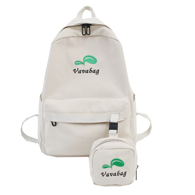 

Korean version of high school students shoulder backpack ins fashion card Baitie Campus Girls University