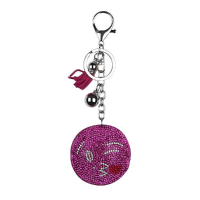 

Key pendant Keychain Features a Detachable Keyring Pendant Diamond keychain