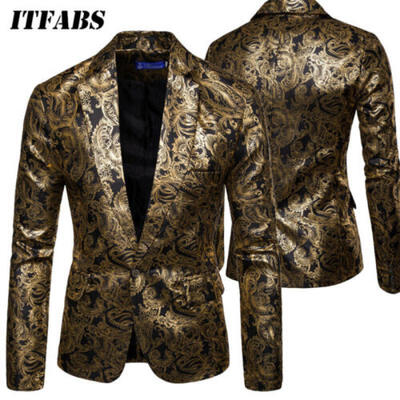

US Mens Gorgeous Wedding Party Tuxedo Dinner Formal Suit Blazer Jacket Coat Top