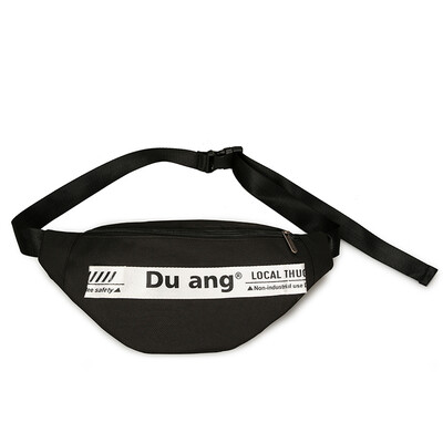 

Street retro single shoulder bag male breast bag waist bag dumpling bag student backpack hip-hop&slanting bag girl 2019