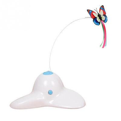 

Electric Rotating Flying Butterfly Pet Cat Interactive Spinning Teaser Toy