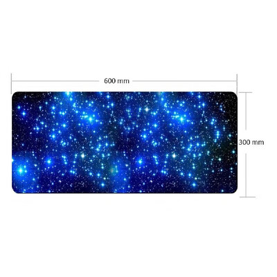 

Mouse Pad Starry Sky Picture Locking Edge Large Anti-Slip Gaming Mouse Mat for PC Computer Laptop MackBook