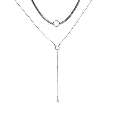 

Personalized Geometric Multi Layer Choker Women Girl Trendy Night Club Chain Long Pendant Necklace Lady Gift Jewelry