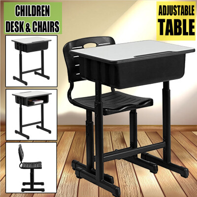 

Study Desk&Chair Kids Home Student Writing Table Storage Drawer