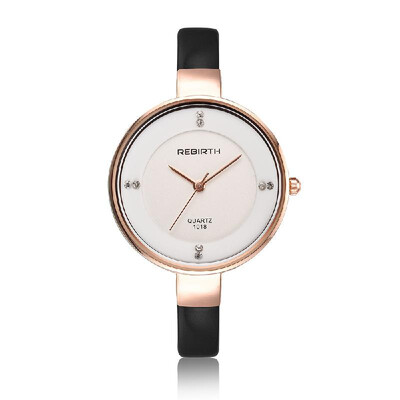

REBIRTH Fashion Luxury Women Watches 3ATM Water-resistant Quartz Casual Woman Wristwatch Relogio Feminino