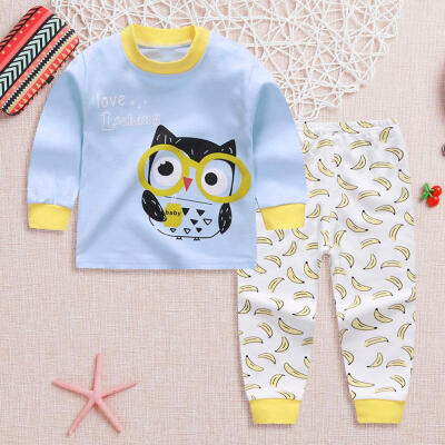 

2pcs Cute Casual Boys Clothes Set Long Sleeve T-shirt Pants Loose Outfits