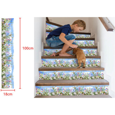 

〖Follure〗3D Simulation Stair Stickers Waterproof Wall Stickers DIY Home Decor