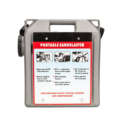 

Ktaxon 30 LBS Portable Air Sandblaster Air Tools Sand Blaster w hose&gun 5ft Hose