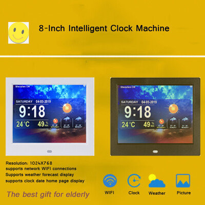 

〖Follure〗8-Inch Multi-Functional Wifi Digital Alarm Clock The Best Gift For Elderly AU