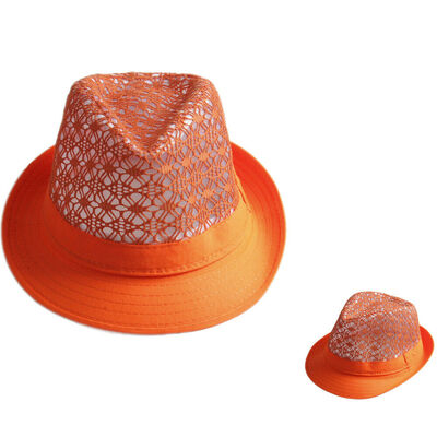 

Summer Beach Sun Hat Jazz Panama Gangster Cap Men Women Unisex Trilby Fedora