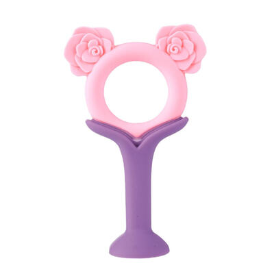 

Flowers Baby Teether Chewable Toys Silicone Teething Pacifier Kids Gifts