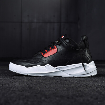 

2019 mens autumn&winter new students sports&leisure white high-top shoes trend Korean version of the wild thick bottom