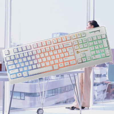 

B-STROM K72 USB Wired Professional GamingOffice Keyboard 19 Keys Anti-Ghosting with Backlit for PC Laptop Desktop