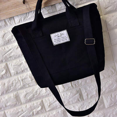 

Women Canvas Handbag Shoulder Bag Letter Print Large Capacity Shopping Totes Crossbody Bag