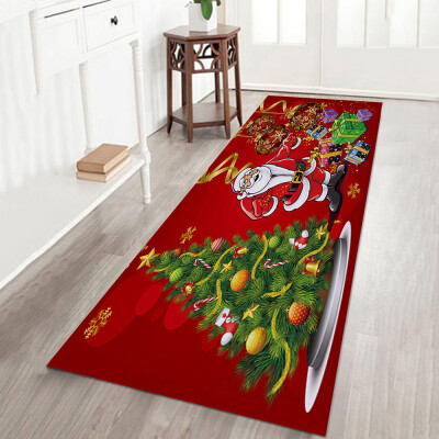 

Tailored Merry Christmas Welcome Doormats Indoor Home Carpets Decor 40x120CM